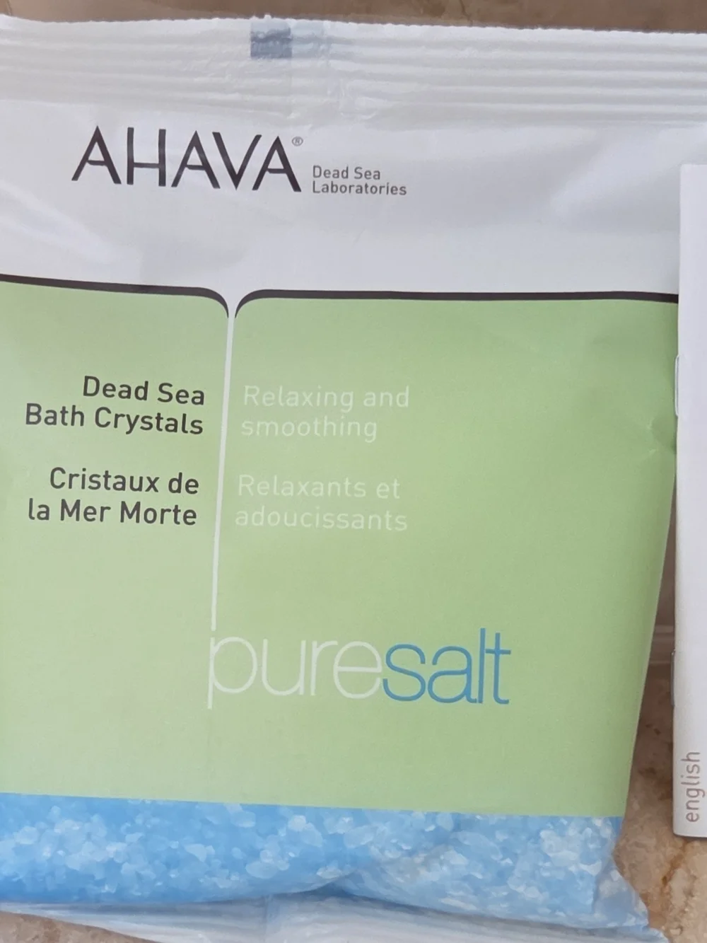AHAVA Dead Sea Pure Salt Set Hand & Foot Cream Body Lotion Bath Crystals Set New